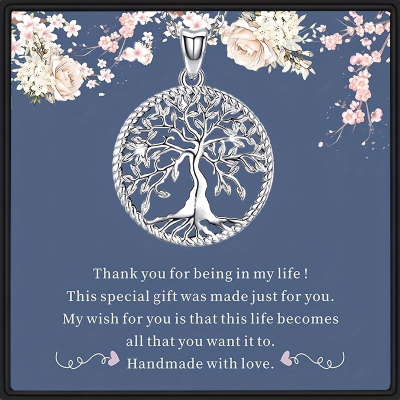 Tree Of Life Necklace, Jewelry Gift with Gift Box